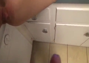 Brother bangs his older sister from behind